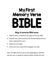 MY FIRST MEMORY VERSE BIBLE