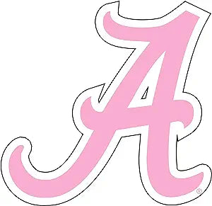 3" ALABAMA PINK SCRIP 'A' MAGNET DECAL