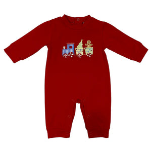 CHRISTMAS TRAIN ROMPER