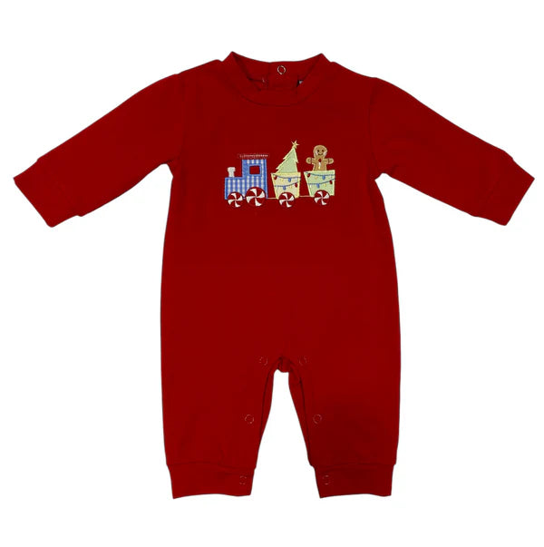 CHRISTMAS TRAIN ROMPER