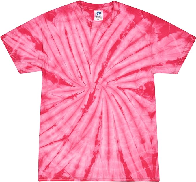 TIE-DYE TEE - SPIDER PINK