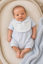 Load image into Gallery viewer, SAILBOAT ROMPER BIB &amp; HAT SET
