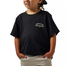 Load image into Gallery viewer, TODDLER/YOUTH BURLEBO  OUTDOORD LOGO - BLACK
