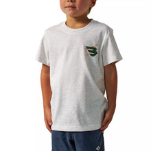 Load image into Gallery viewer, TODDLER/YOUTH BURLEBO  DUCK FLYING B GREEN LOGO - OATMEAL
