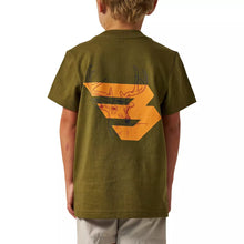 Load image into Gallery viewer, YOUTH BURLEBO DEER FLYING B ORANGE LOGO - HUNTER GREEN
