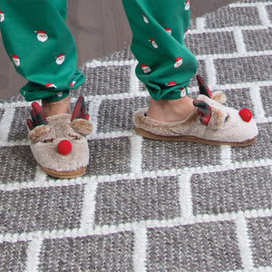 REINDEER NOVELTY SLIPPERS