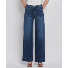 Load image into Gallery viewer, FLYING MONKEY HIGH RISE FRONT POCKET WIDE LEG JEANS
