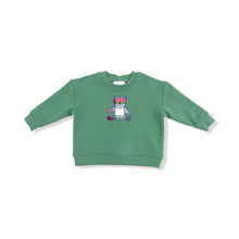 Load image into Gallery viewer, HOLIDAY GREEN SWEATSHIRT - PLAID BEAR
