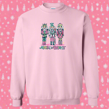 Load image into Gallery viewer, MERRY AND BRIGHT NUTCRACKER SWEATSHIRT
