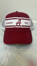 Load image into Gallery viewer, ALABAMA VINTAGE STRIPES TRUCKER CAP
