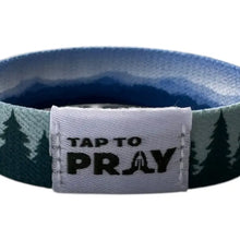 Load image into Gallery viewer, TAP TO PRAY™ WRISTBANDS -MOUNTAINS &amp; FOREST
