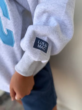 Load image into Gallery viewer, LULU MAC SWEATSHIRT HEATHER GREY MULTI STITCH

