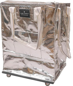 ROLLING TOTE - SILVER