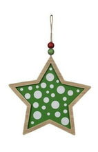 Load image into Gallery viewer, WOOD WINTER WHIMSY STAR SHAPED
