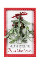 Load image into Gallery viewer, MISTLETOE WALL SIGN
