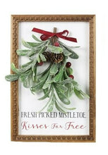 Load image into Gallery viewer, MISTLETOE WALL SIGN
