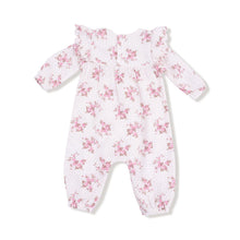 Load image into Gallery viewer, PETAL RUFFLE ROMPER - BELLE ROSETTE DOT
