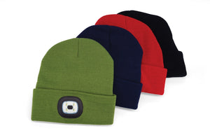 RECHARGEABLE LED BEANIE-OWN THE NIGHT