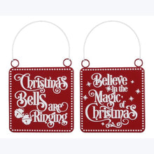 Load image into Gallery viewer, METAL CHRISTMAS SIGN
