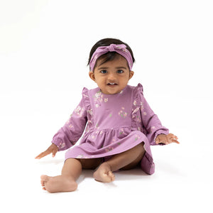 RUFFLE L/S BUBBLE W/SKIRT - WOODSORREL