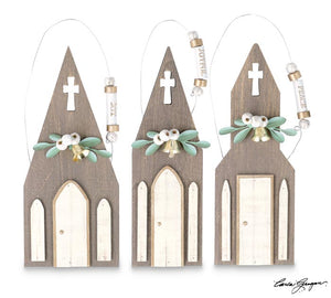 WOODEN CHURCH ORNAMENTS