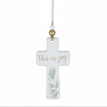 Load image into Gallery viewer, MESSAGE CROSS SHAPE ORNAMENTS
