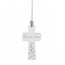 Load image into Gallery viewer, MESSAGE CROSS SHAPE ORNAMENTS

