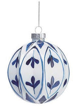 Load image into Gallery viewer, GLASS ORNAMENT BLUE AND WHITE ASSORTMENT
