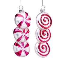 Load image into Gallery viewer, ASSORTED PEPPERMINT CANDY ORNAMENT
