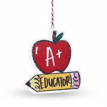 Load image into Gallery viewer, TEACHER AND EDUCATOR ORNAMENT

