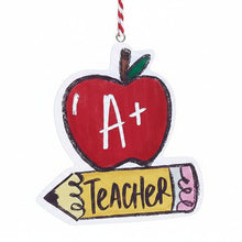 Load image into Gallery viewer, TEACHER AND EDUCATOR ORNAMENT
