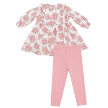 Load image into Gallery viewer, RUFFLE DRESS &amp; RIBBED LEGGING - HEIRLOOM BOUQUETS
