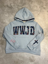 Load image into Gallery viewer, YOUTH EMBROIDERY WWJD HOODIE
