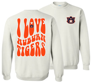 LOVE AUBURN TIGERS SWEATSHIRT