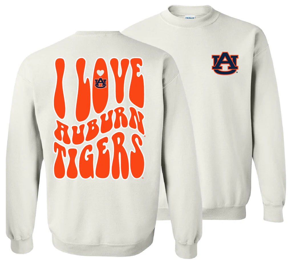LOVE AUBURN TIGERS SWEATSHIRT