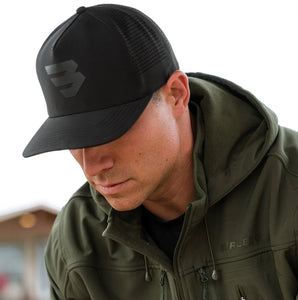 BURLEBO FLYING B LOGO CAP- BLACK
