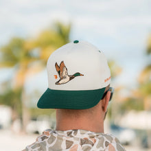 Load image into Gallery viewer, BURLEBO CAP - FLYING DUCK CREAM &amp; GREEN
