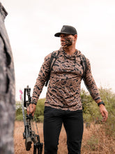 Load image into Gallery viewer, BURLEBO ADULT PERFORMANCE HOODIE - GAUGE CAMO
