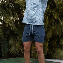 Load image into Gallery viewer, BURLEBO ATHLETIC SHORT AMERICANFLAG LINER - HEATHER NAVY
