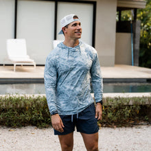 Load image into Gallery viewer, BURLEBO PERFORMANCE HOODIE - SEASIDE CAMO
