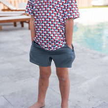 Load image into Gallery viewer, BURLEBO YOUTH EVERYDAY SHORT - RIVER ROCK GREY

