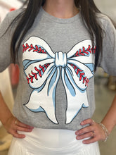 Load image into Gallery viewer, BASEBALL BOW TEE
