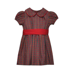 ARIA RED PLAID DRESS