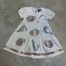 Load image into Gallery viewer, CHEER SPARKLE APPLIQUE DRESS

