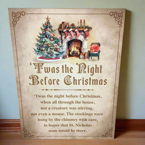 NIGHT BEFORE CHRISTMAS WALL DECOR