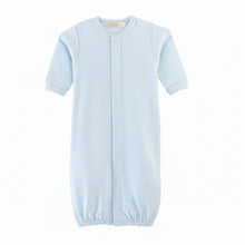 Load image into Gallery viewer, BLUE CONVERTIBLE GOWN WITH PIPING TRIM
