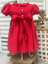 Load image into Gallery viewer, RED JULIETTE DRESS HOLLIES
