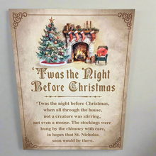 Load image into Gallery viewer, NIGHT BEFORE CHRISTMAS WALL DECOR
