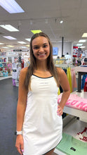 Load image into Gallery viewer, LULU MAC ATHLETIC DRESS WHITE/BLACK
