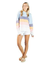 Load image into Gallery viewer, STRIPE WASHED HOODIE
